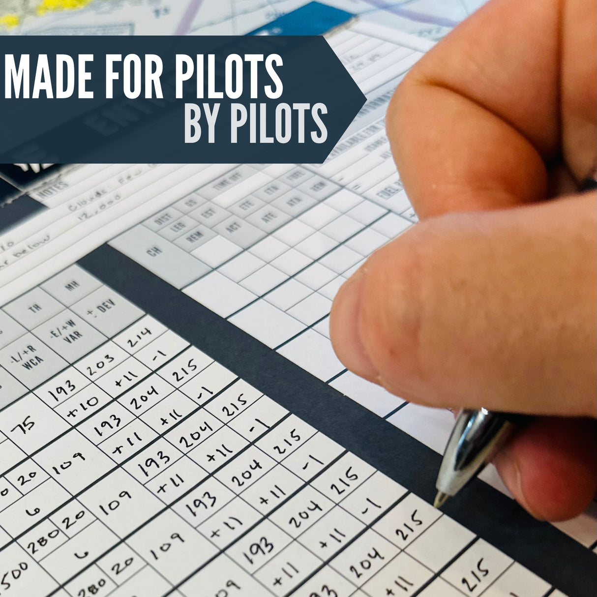 Exclusively made for pilots by actual pilots.
