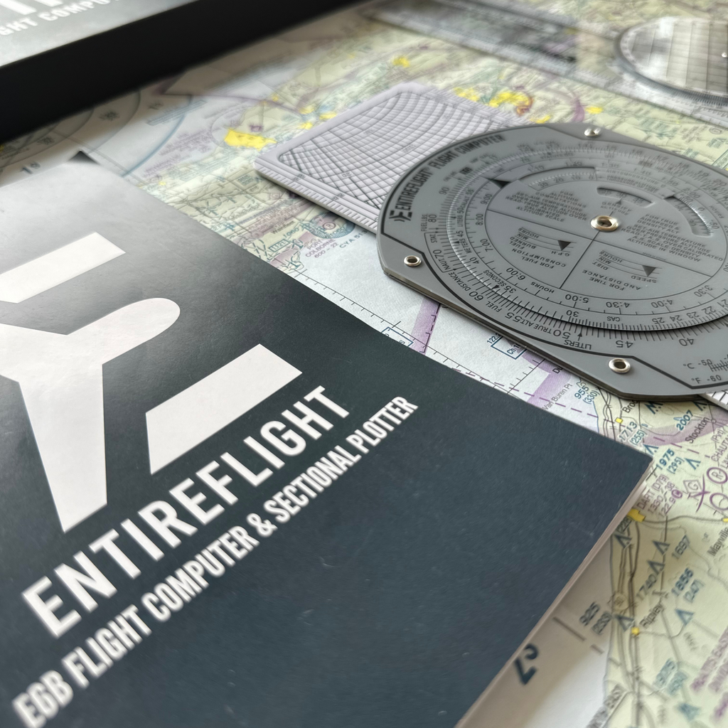 Introducing Our Exclusive E6B Flight Computer & Sectional Plotter Combo Set