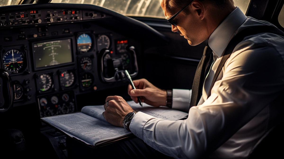 Pilot Using Checklist GUMPS Checklist: The Aviation Pre-Landing Check Pilots Never Skip ...