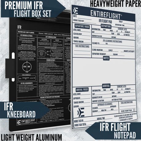 EntireFlight IFR Pilot Kneeboard And Flight Pad