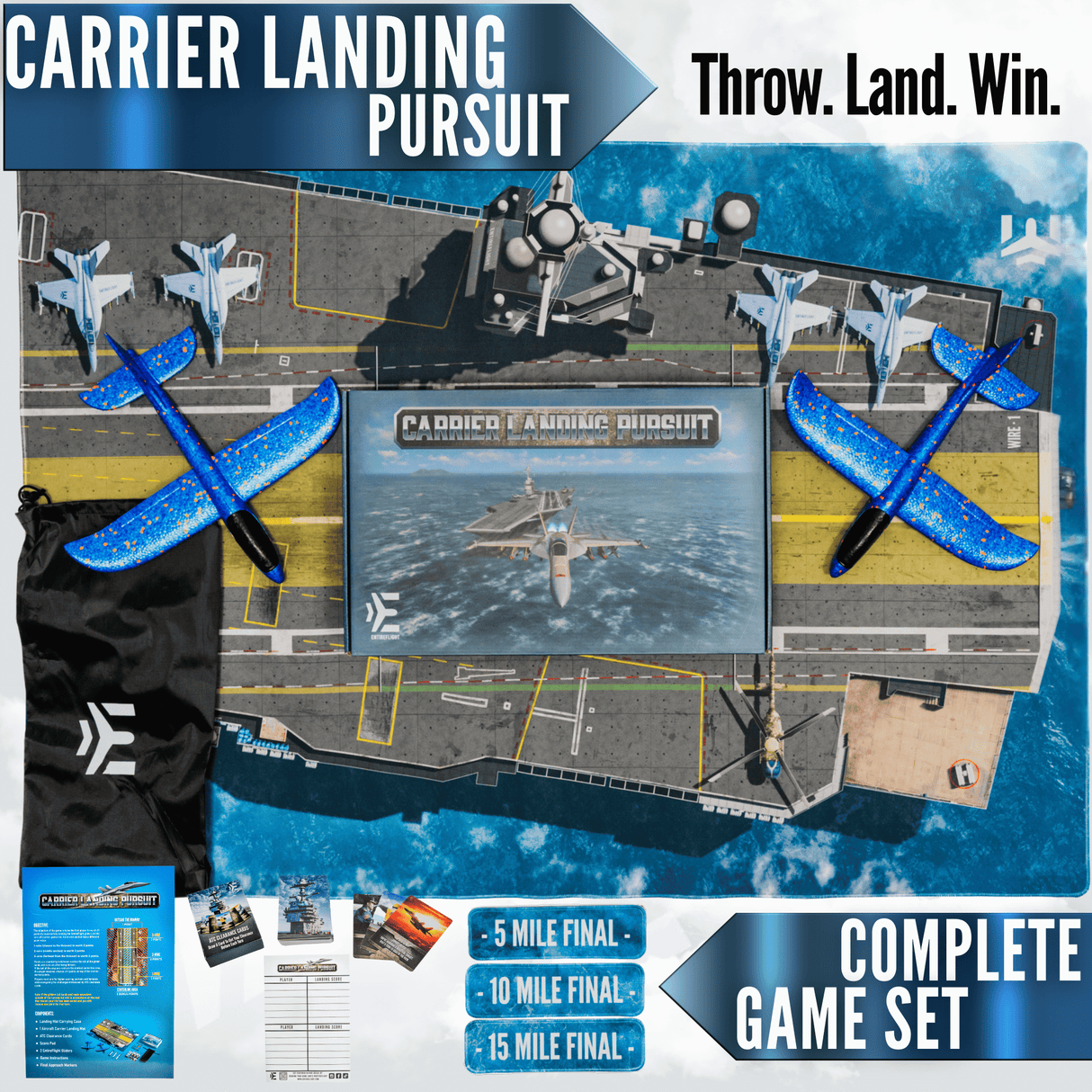 Active Foam Glider Game, Landing Mat Board Game