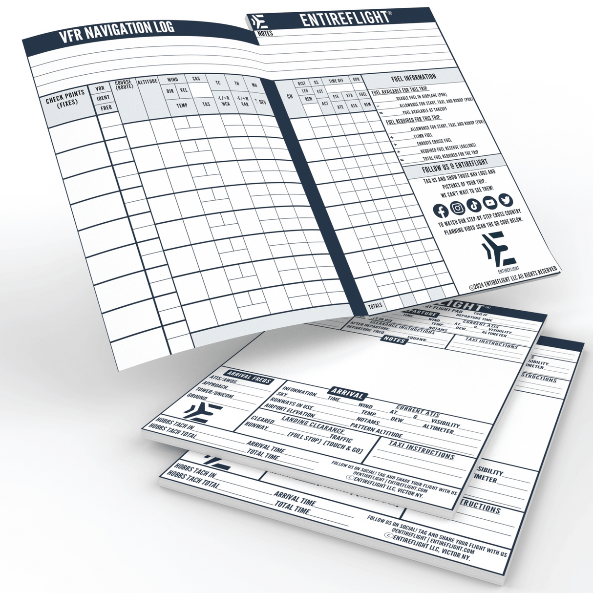 VFR Cross Country Planning Pilot Flight Pad