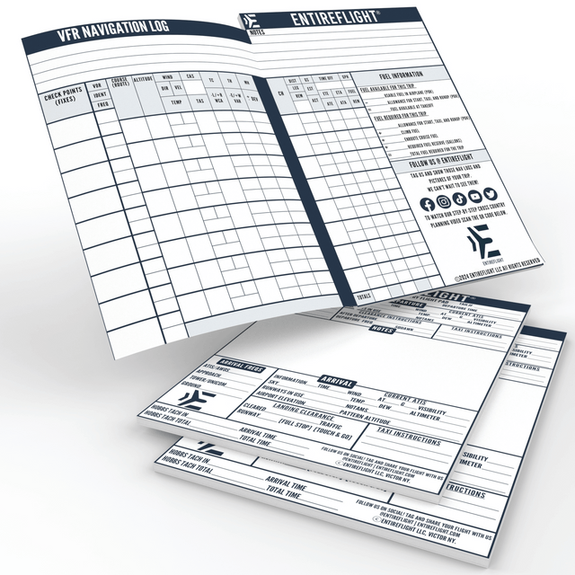 VFR Cross Country Planning Pilot Flight Pad
