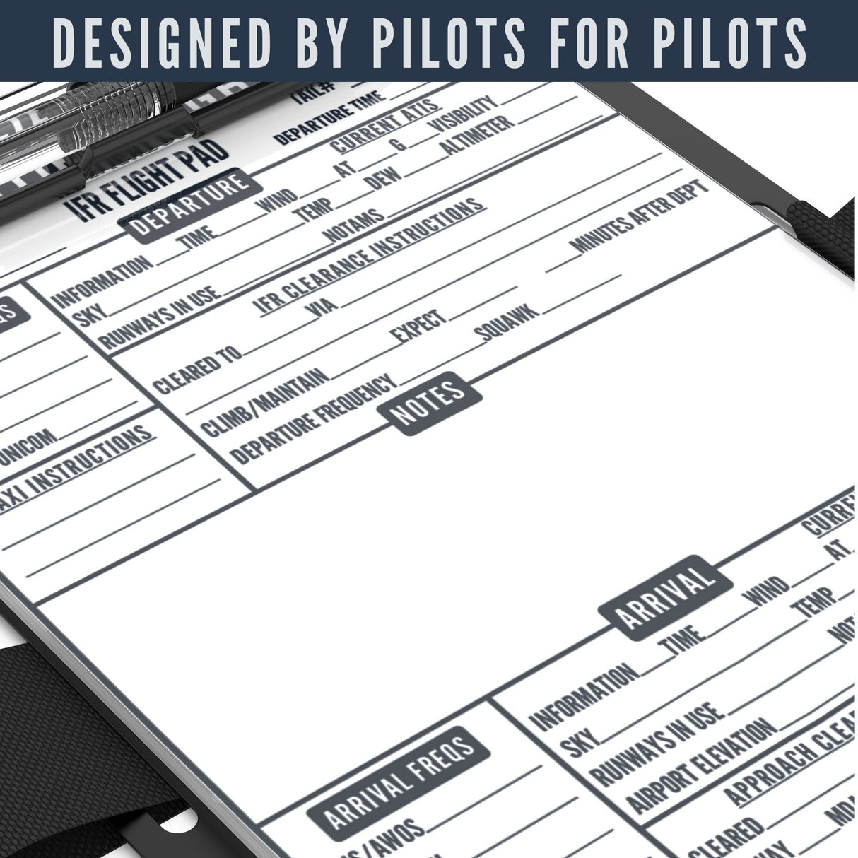 Designed by pilots for pilots