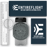 E6B Flight Computer & Sectional Plotter Box Set.