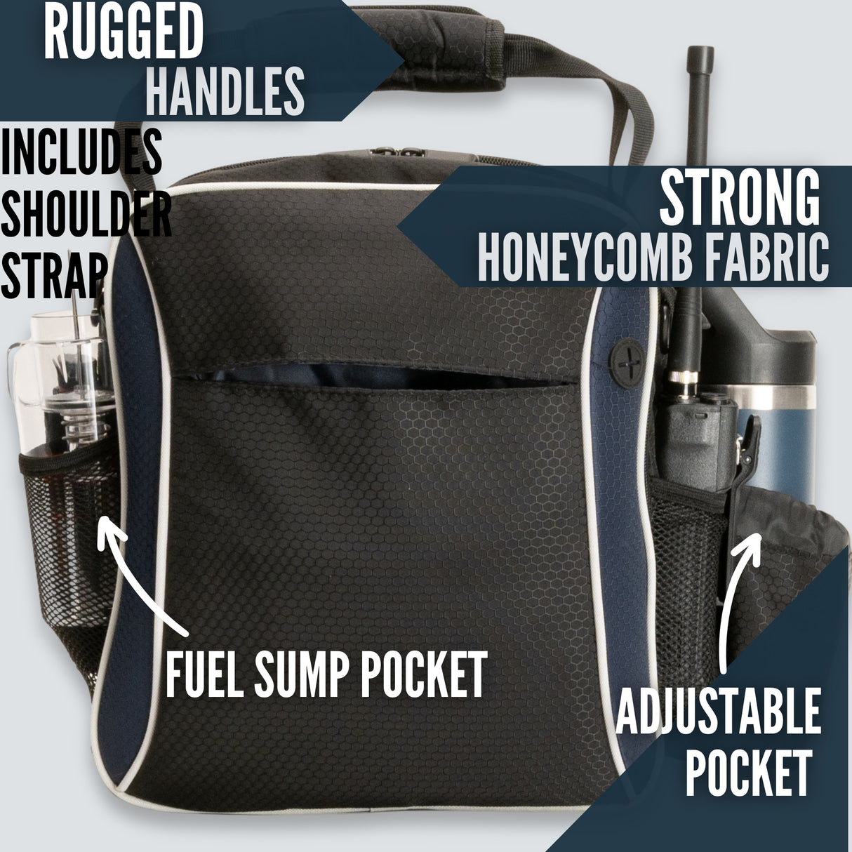 EntireFlight Pilot Bag - The Venture Flight Bag For Pilots - Blue