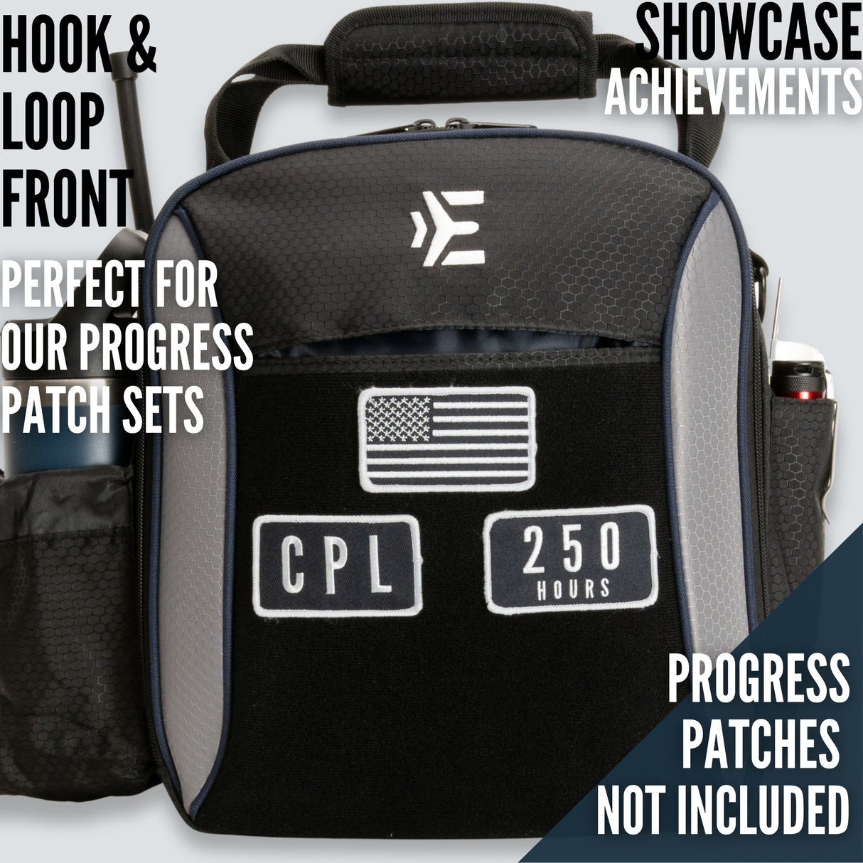 EntireFlight Pilot Bag - The Venture Flight Bag For Pilots - Gray