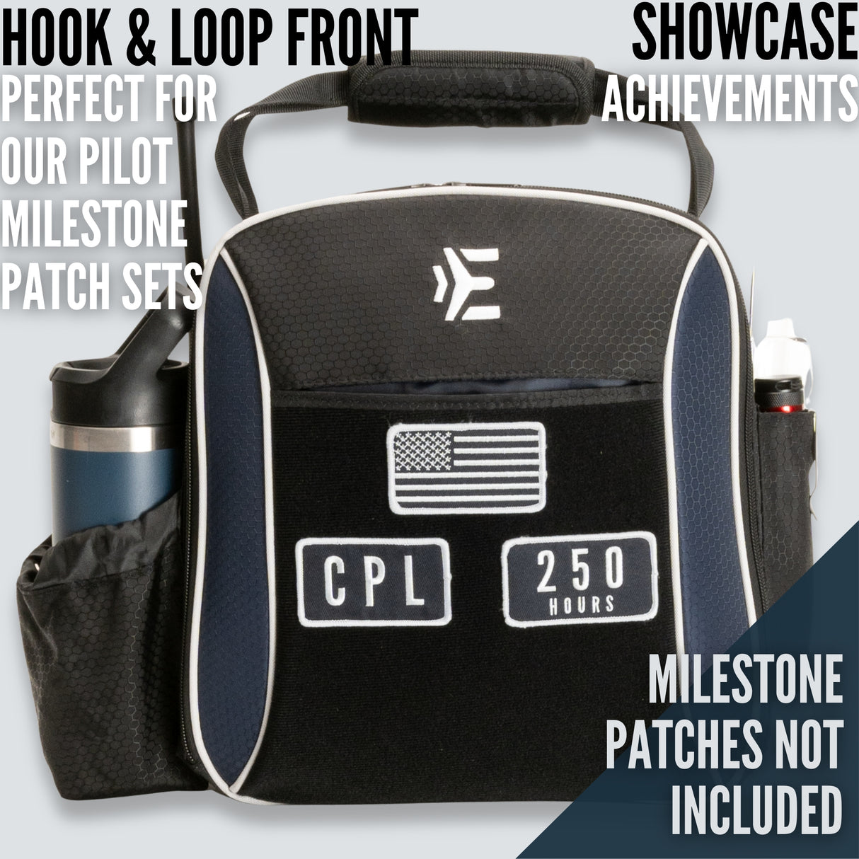 EntireFlight Pilot Bag - The Venture Flight Bag For Pilots - Blue