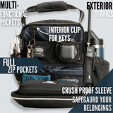 EntireFlight Pilot Bag - The Venture Flight Bag For Pilots - Blue